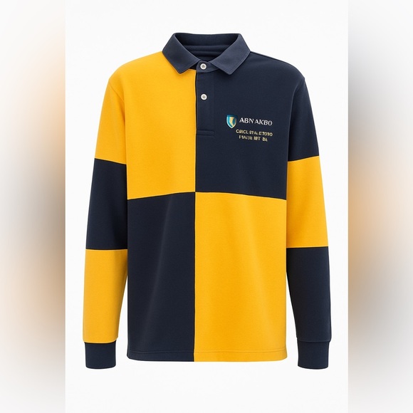Steelers Vs. Eagles Tailgate 2004 ABN-Amro Bank Men's XL Long-Sleeved Polo NFL - Picture 1 of 4